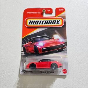 Matchbox Red Porsche 911 Targa